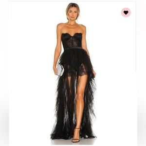 For love & lemons bustier gown